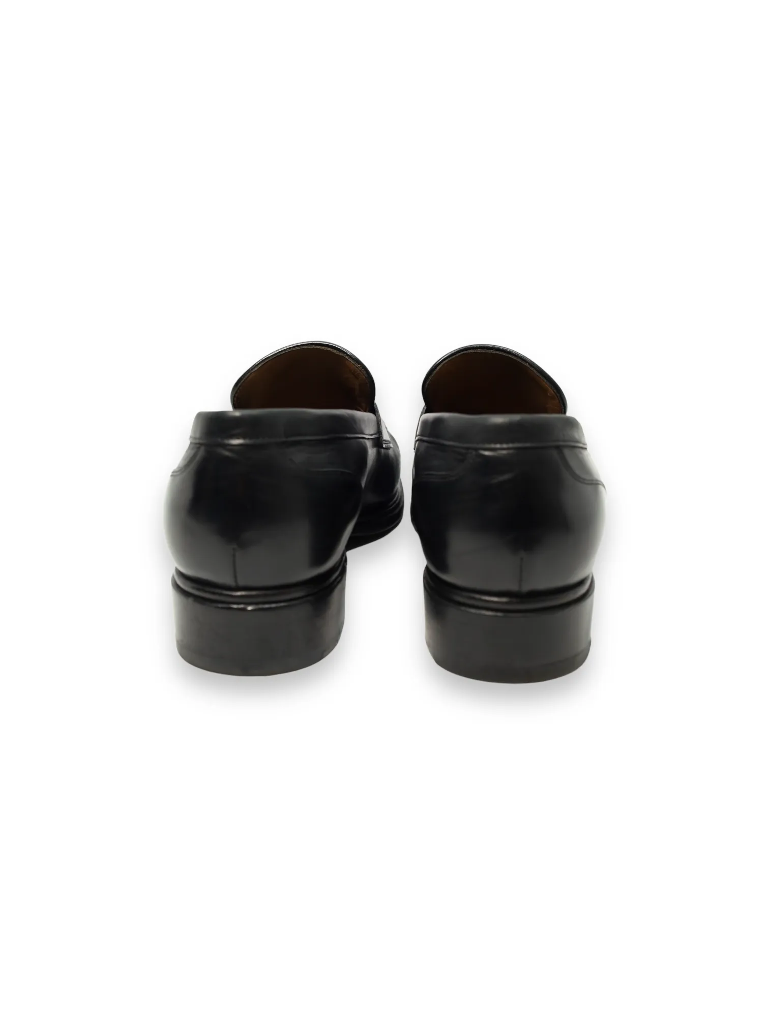 Santoni Black Limited Edition Penny Loafer