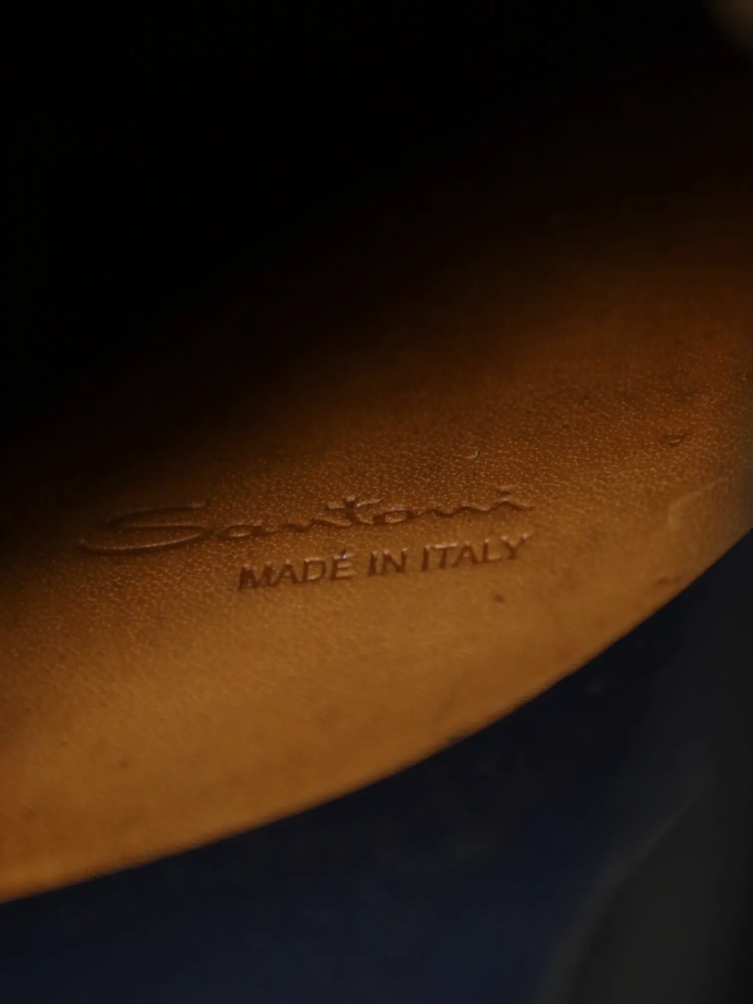 Santoni Black Limited Edition Penny Loafer