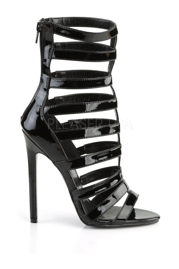 SEXY-52 Sandal  | Black Patent