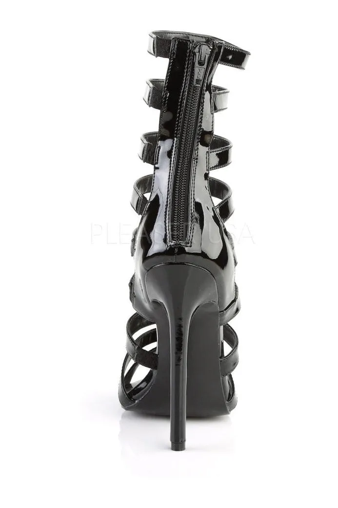 SEXY-52 Sandal  | Black Patent