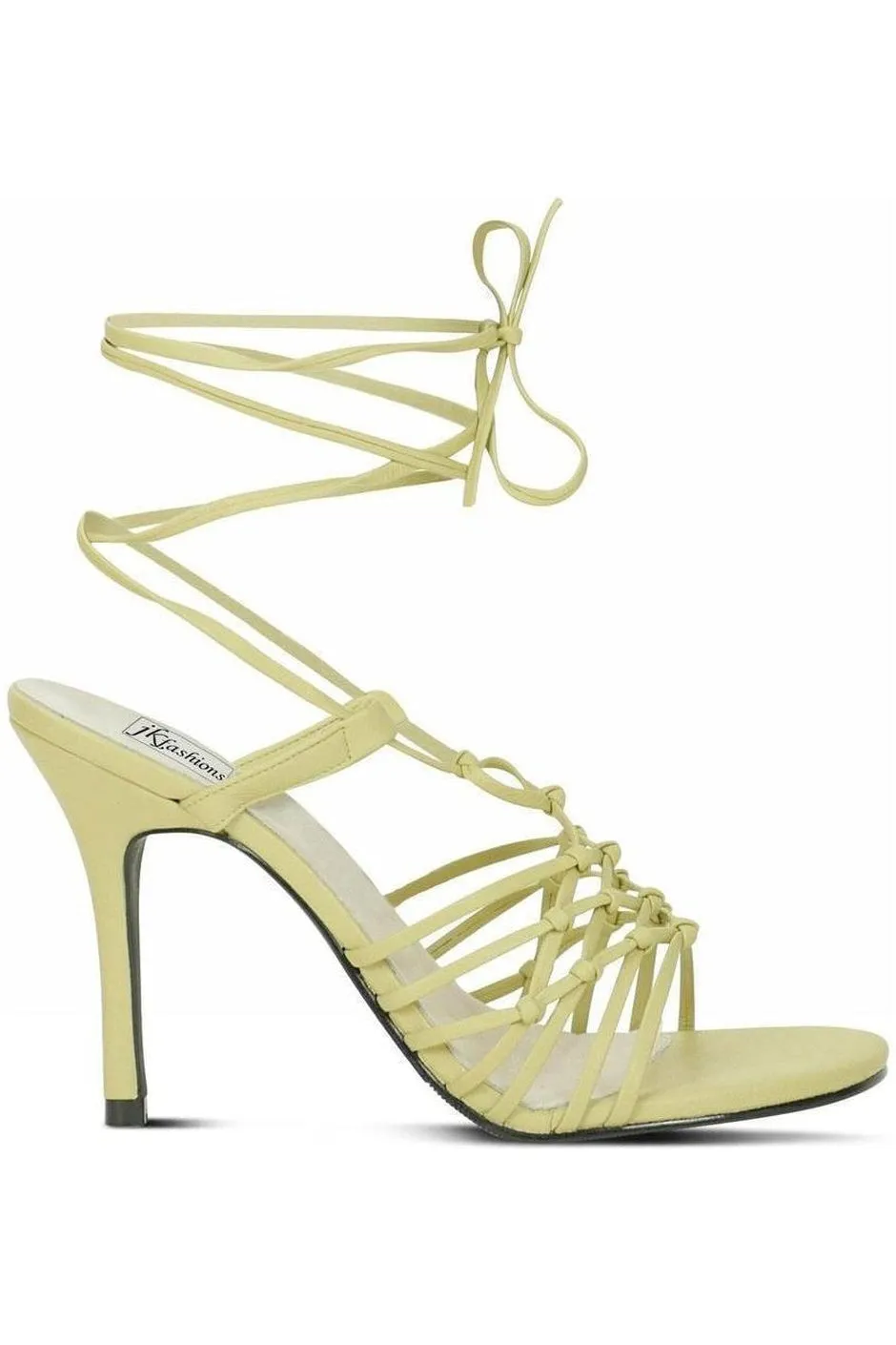 Sexy-9721 Strappy Leg Wrap Sandal | Tan Leather