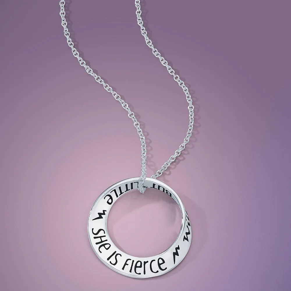 She Is Fierce - Shakespeare Necklace