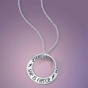 She Is Fierce - Shakespeare Necklace