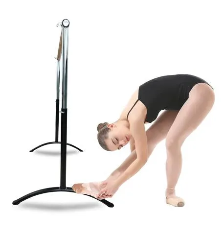 Single Bar Barre - Curved Legs - PINEWOOD bar