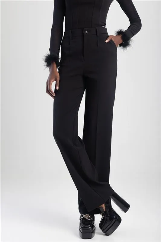 Sissyboy Ladies High Waist Trouser  Black