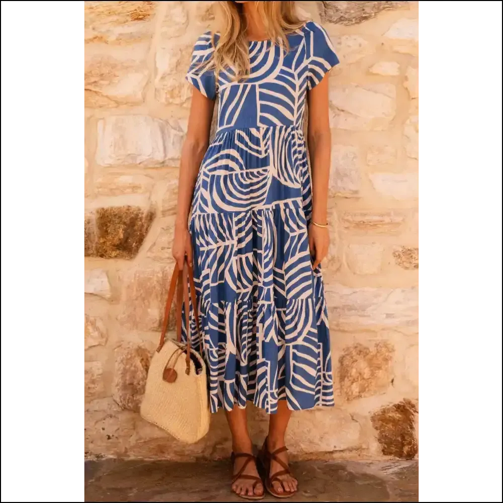Sky Blue Boho Abstract Dress: from "Meh" to "Omgoddess!" 💙 Needful Things