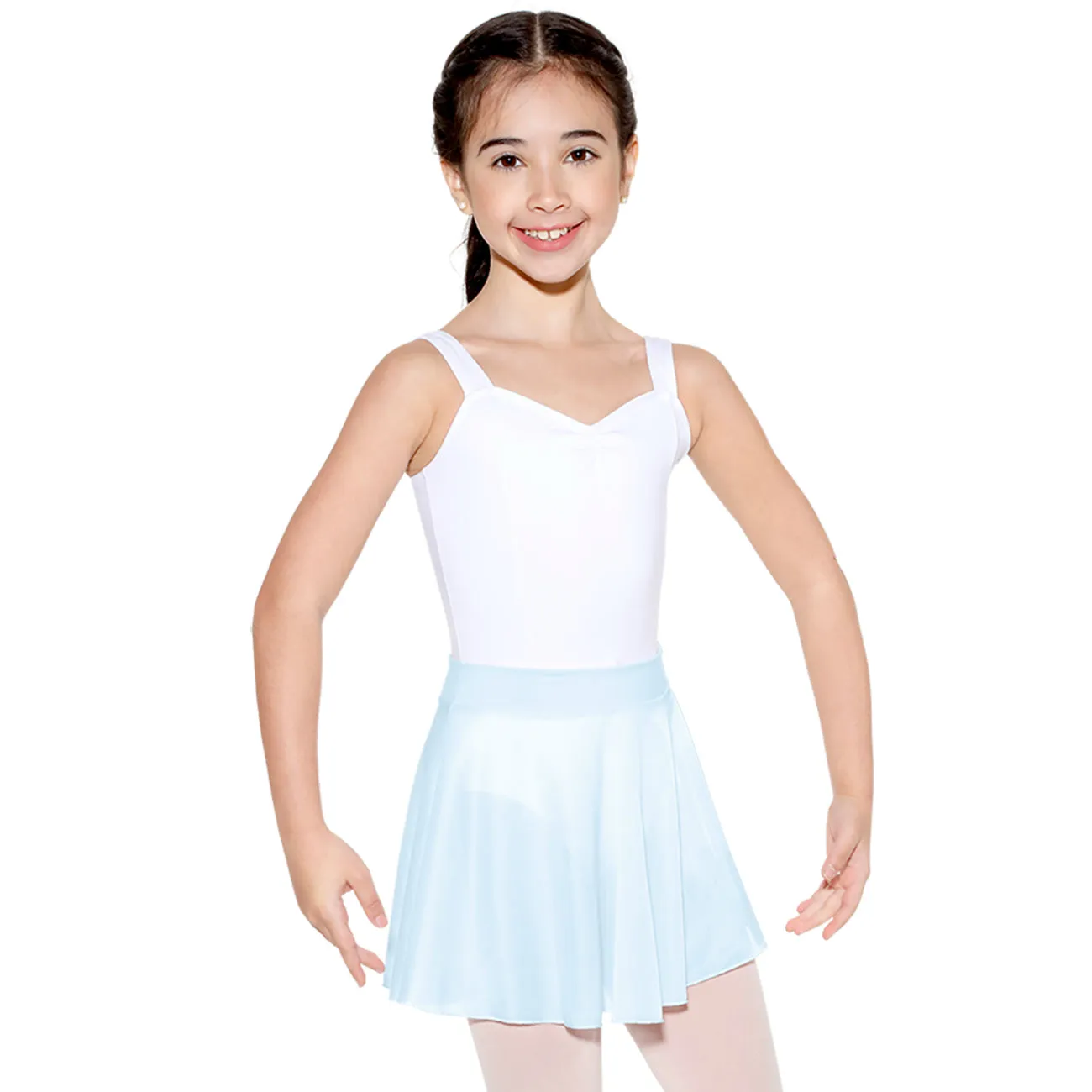 So Danca Light Blue Slip-on Skirt