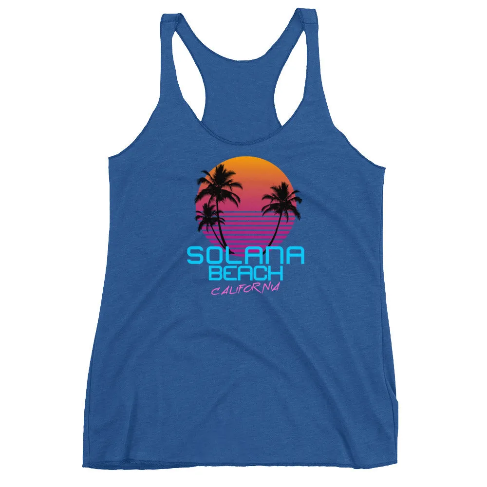 Solana Beach California Women's Racerback Tank