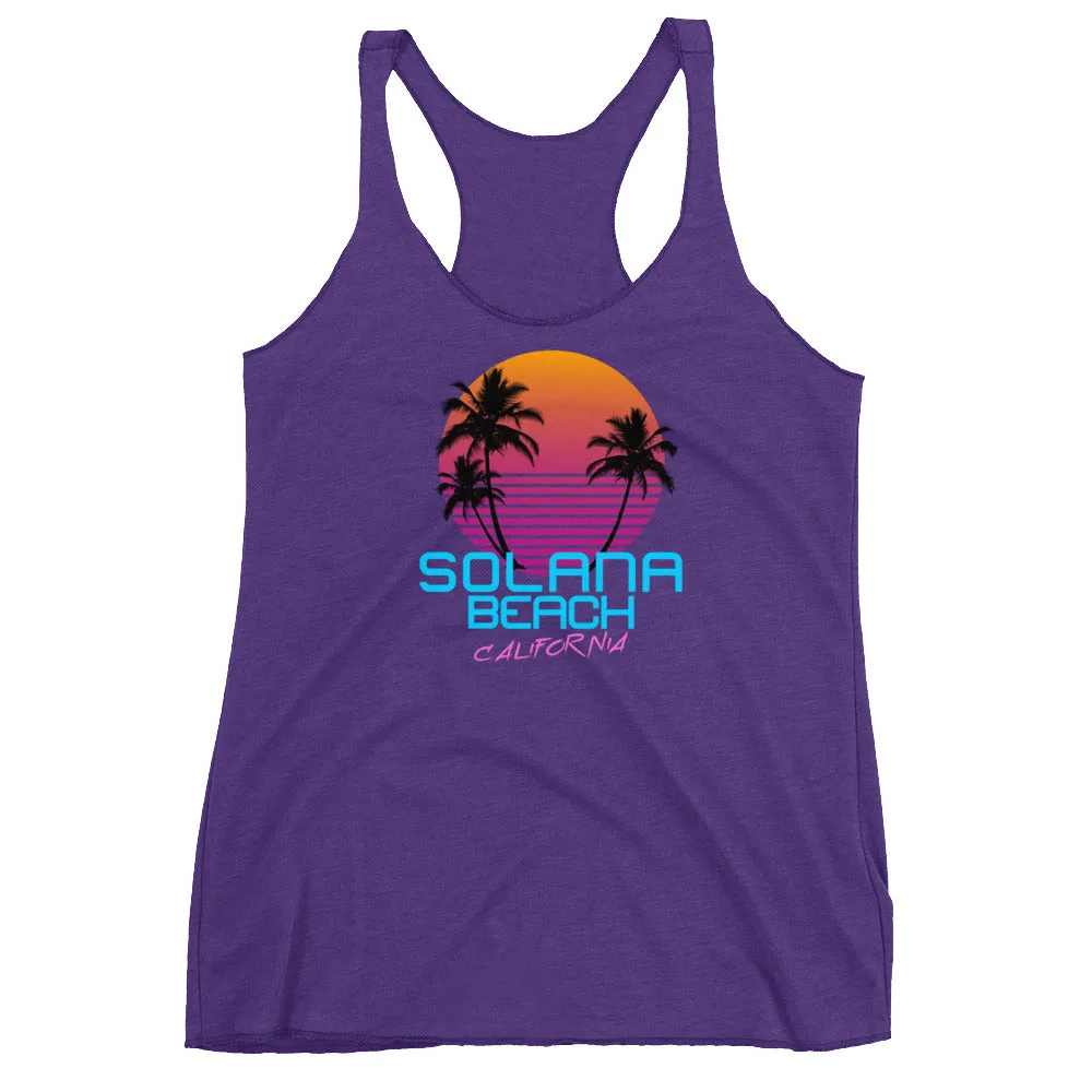 Solana Beach California Women's Racerback Tank