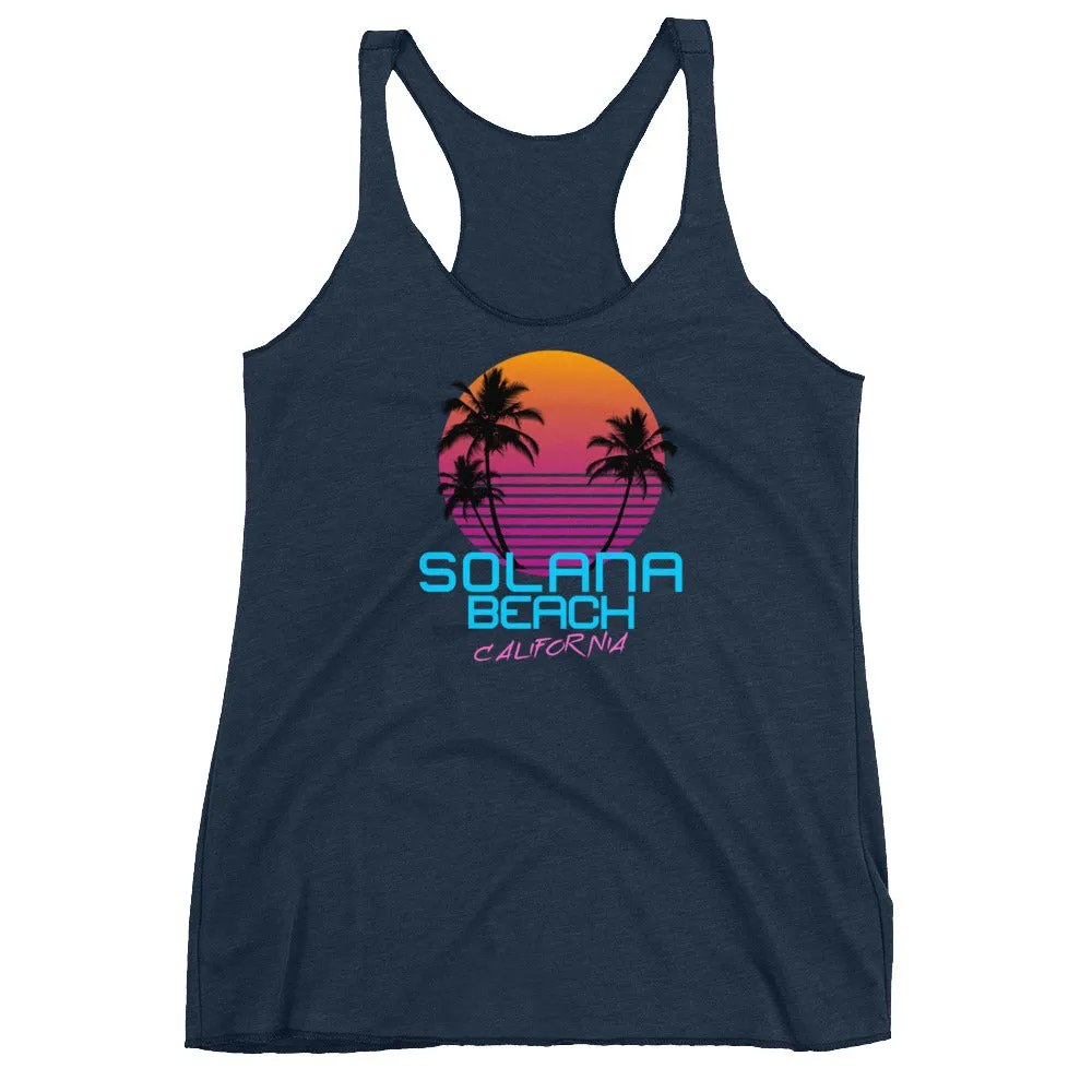 Solana Beach California Women's Racerback Tank