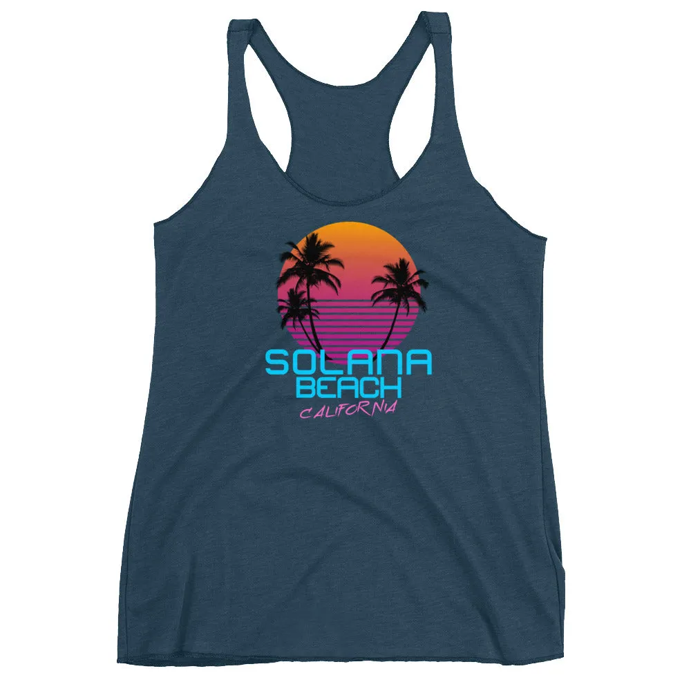 Solana Beach California Women's Racerback Tank