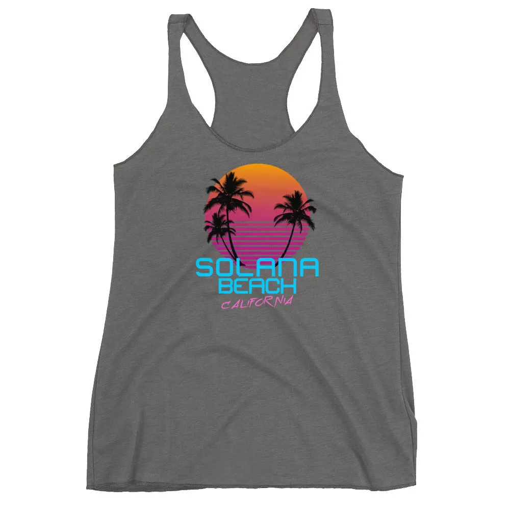 Solana Beach California Women's Racerback Tank