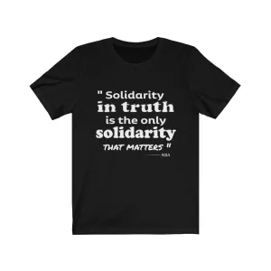 Solidarity, Men's Black Tee
