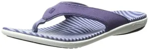 Spenco Women's Yumi Canvas Stripe Flip Flop