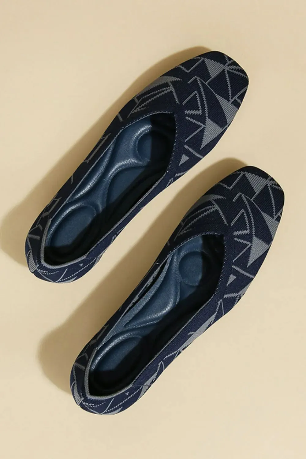 Square Toe Block Heels Slip-Ons