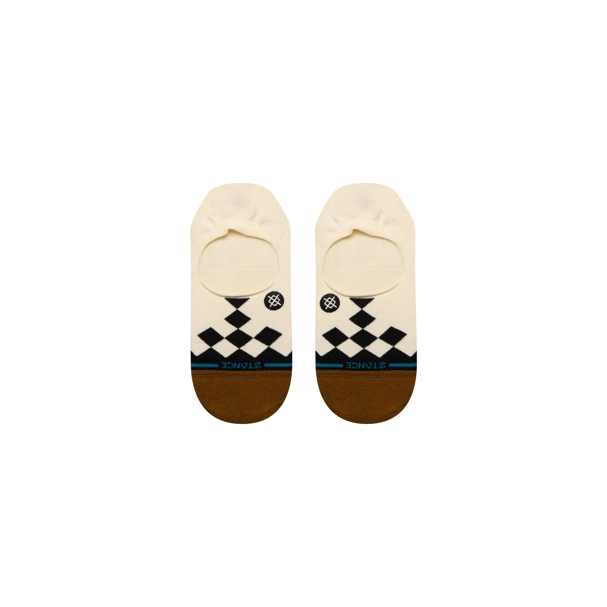 Stance Quadrilateral No Show Socks - Canvas