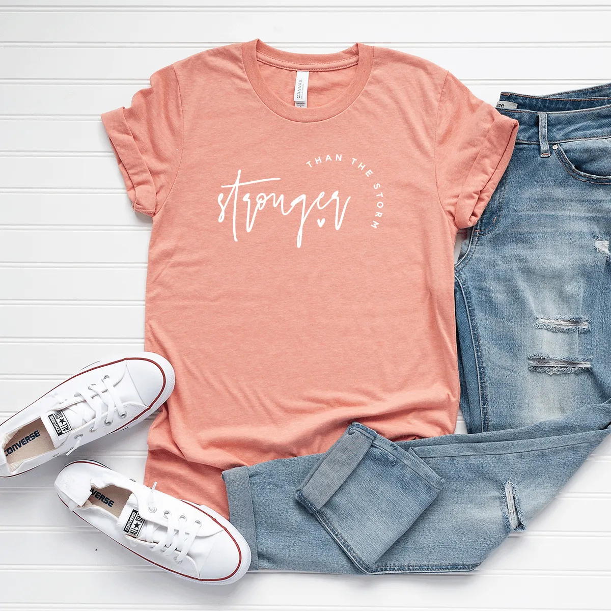 Stronger Than The Storm - Bella Canvas Tee