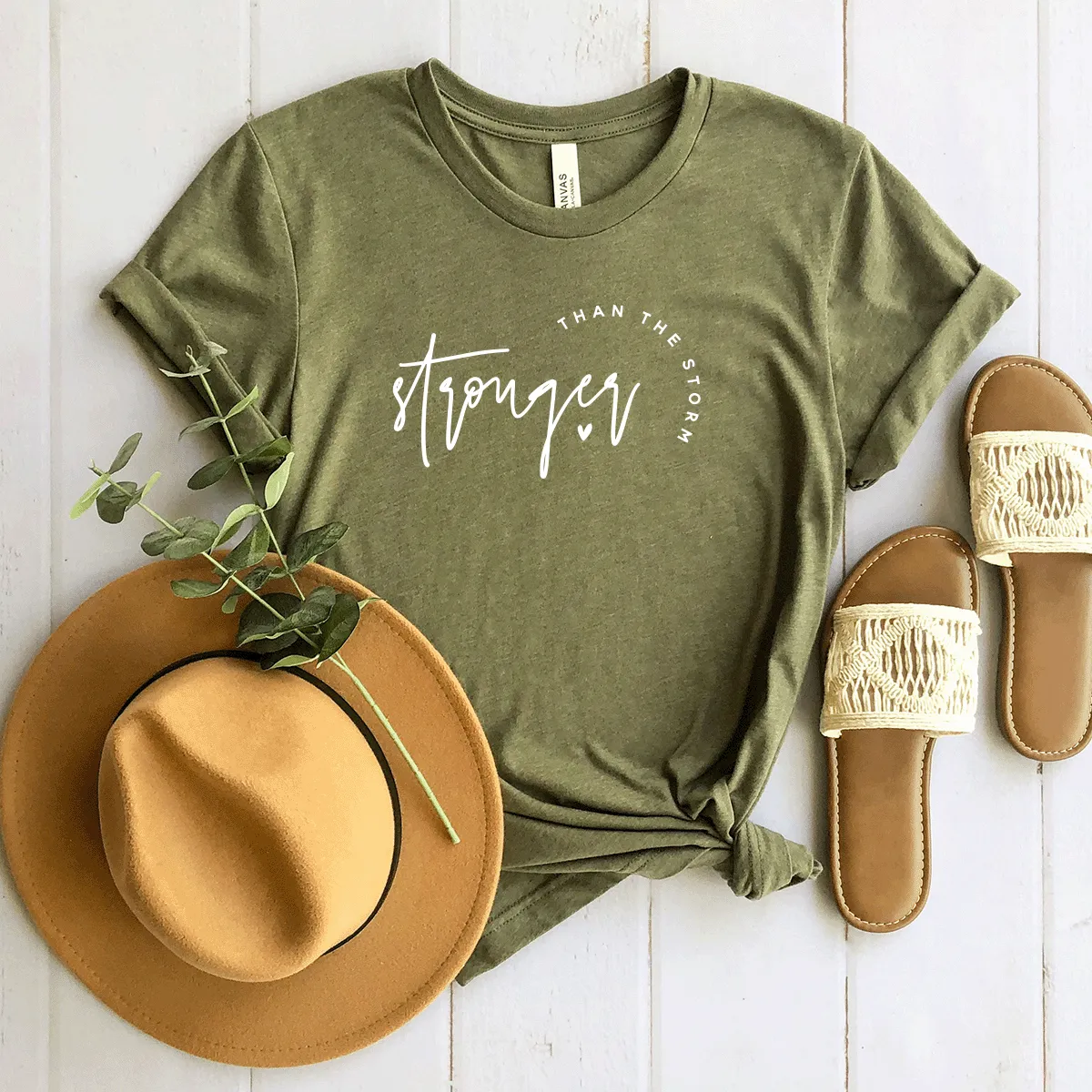 Stronger Than The Storm - Bella Canvas Tee