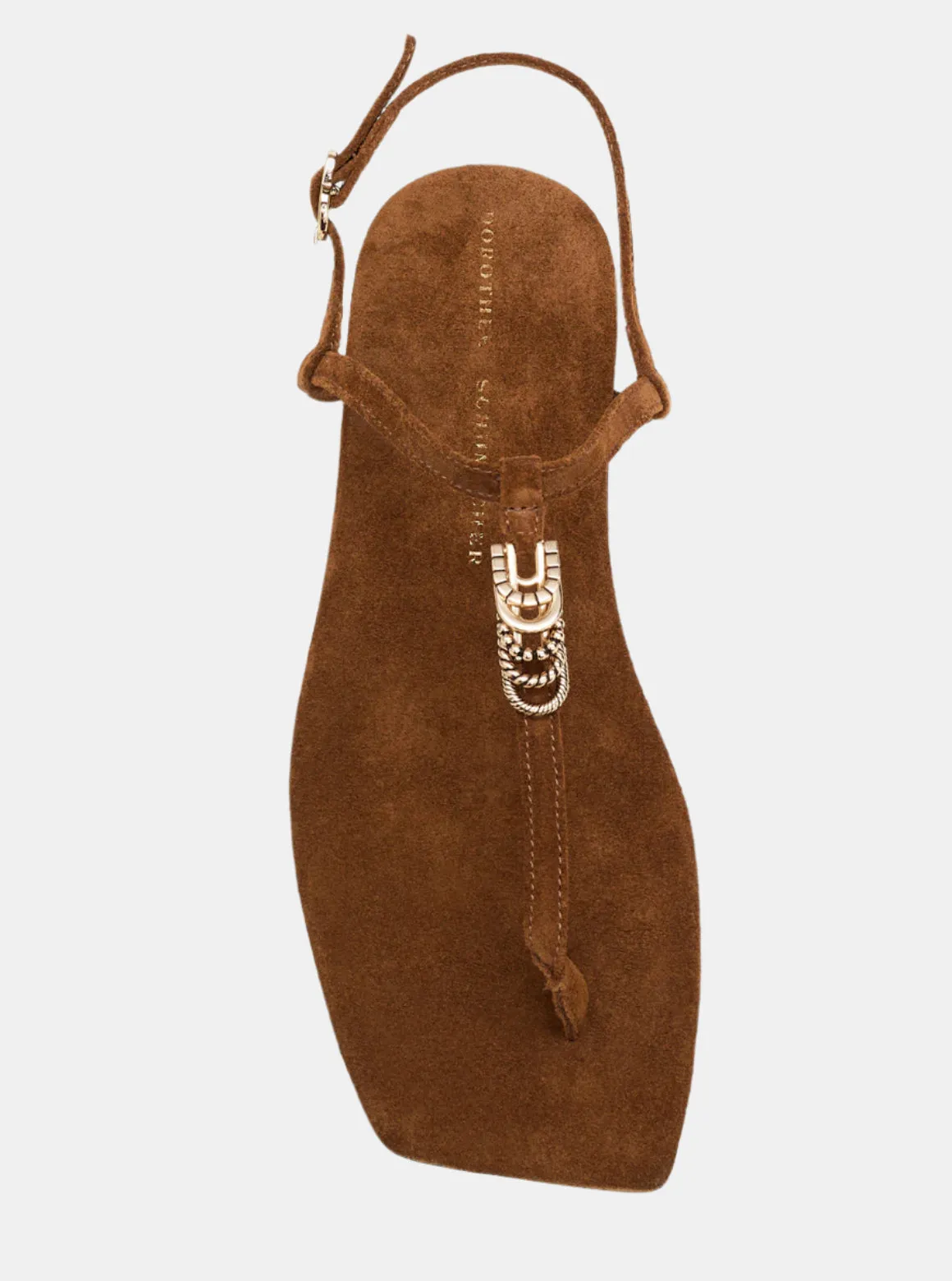 Suede Toe Post Sandal