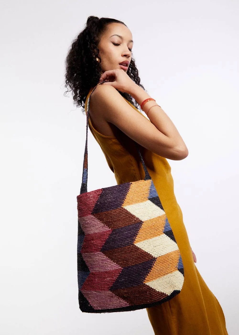 Suky Raffia Bag
