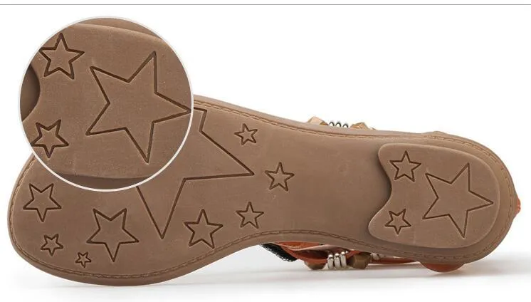 Summer Straps Flat Sandals Flip-flops Beach Sandal Shoes