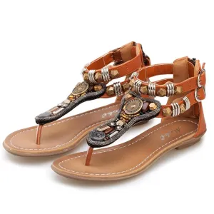 Summer Straps Flat Sandals Flip-flops Beach Sandal Shoes