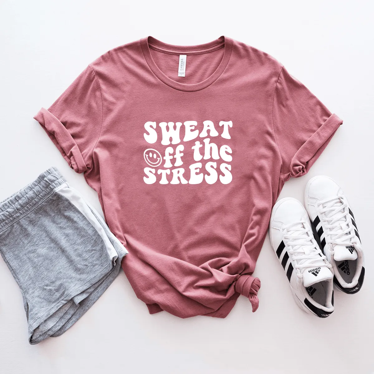 Sweat Off The Stress - Bella Canvas Tee