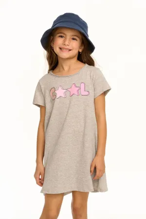 T-Shirt Dress by Chaser Kids | Heather Grey