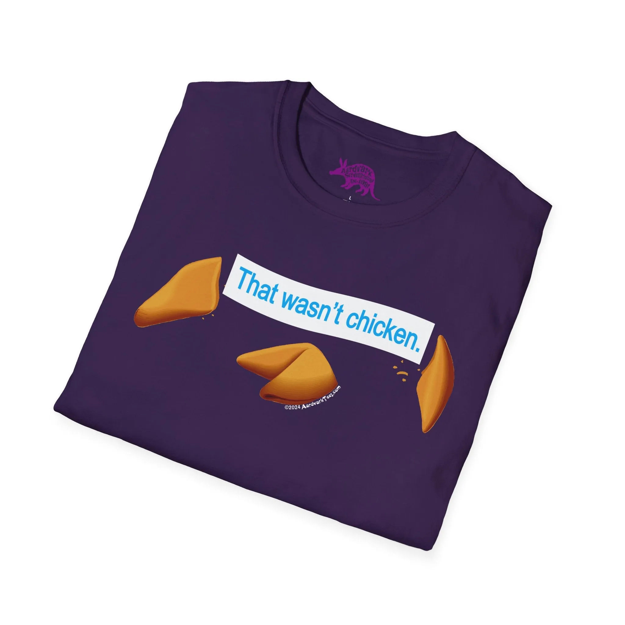 That Wasn't Chicken - Fortune Cookie - Unisex T-Shirt - Classic Aardvark