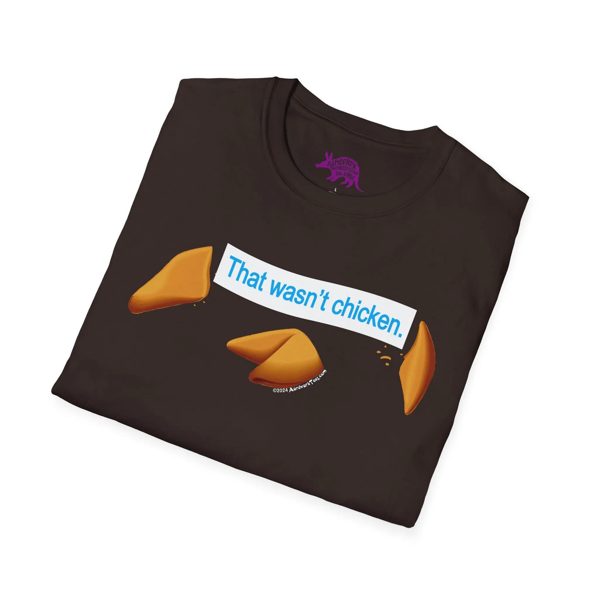 That Wasn't Chicken - Fortune Cookie - Unisex T-Shirt - Classic Aardvark