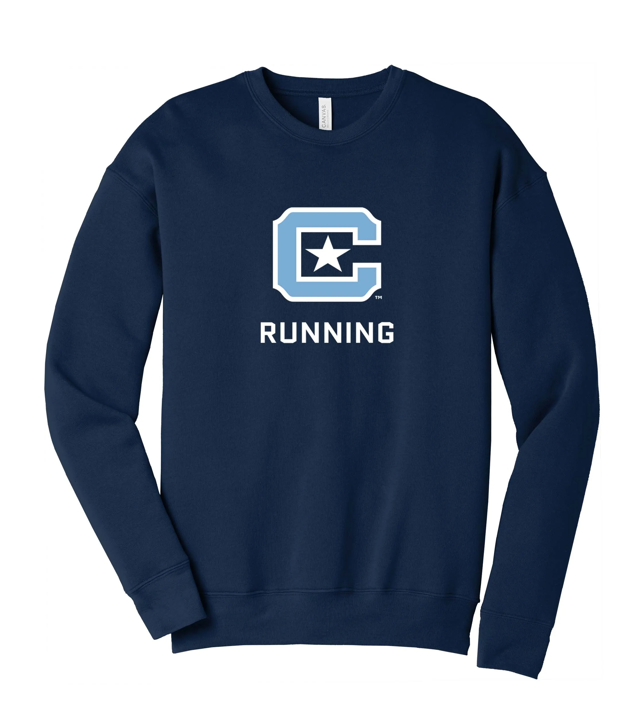 The Citadel, C Star, Club Sport - Running, BELLA CANVAS ® Unisex Sponge Fleece Drop Shoulder Sweatshirt