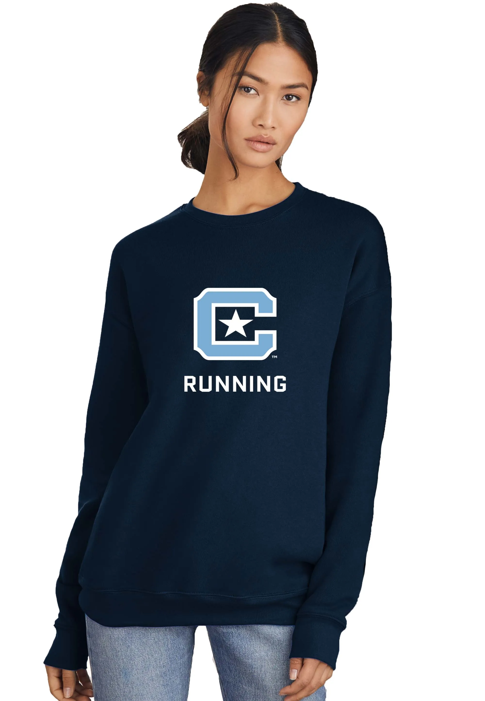 The Citadel, C Star, Club Sport - Running, BELLA CANVAS ® Unisex Sponge Fleece Drop Shoulder Sweatshirt