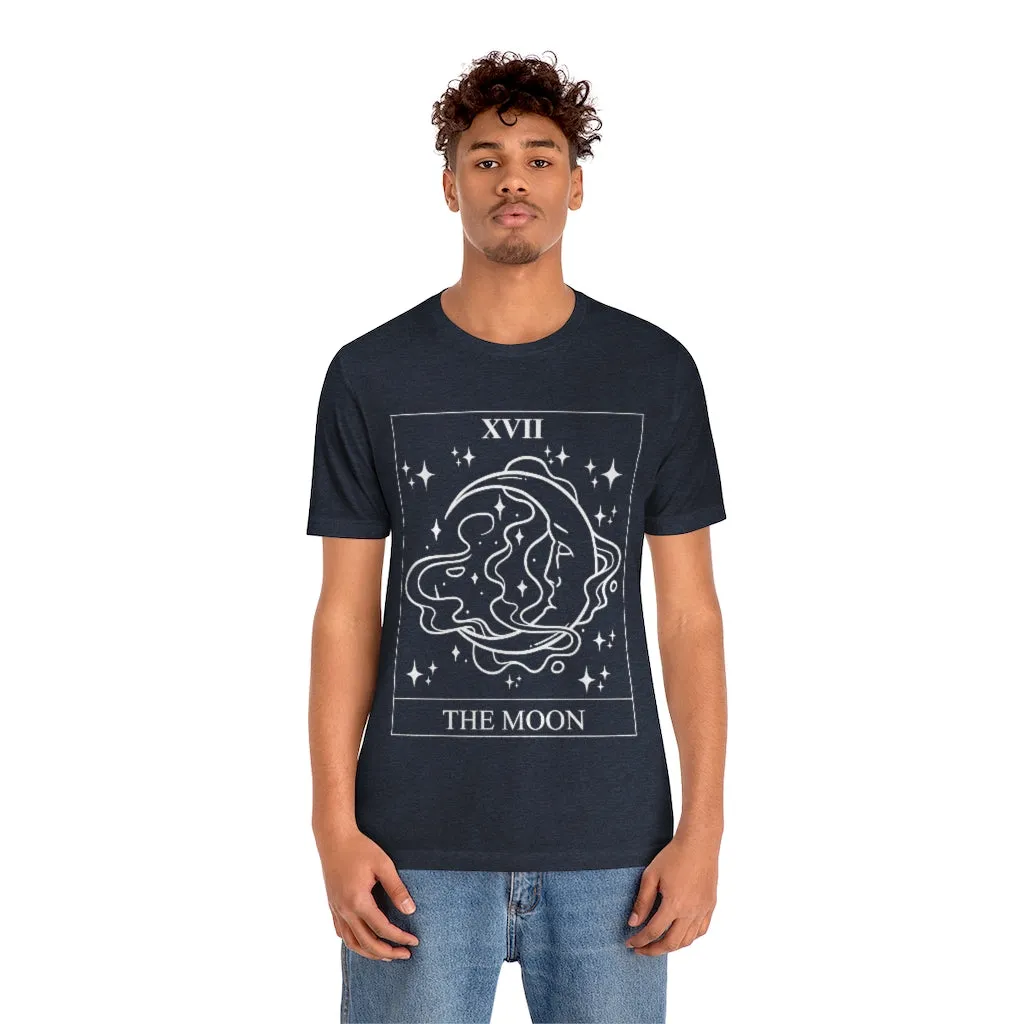 The Moon Tarot Card Tee Shirt, Witch Shirt, Unisex Jersey Short Sleeve Tee, Womens Bella Canvas T-Shirt