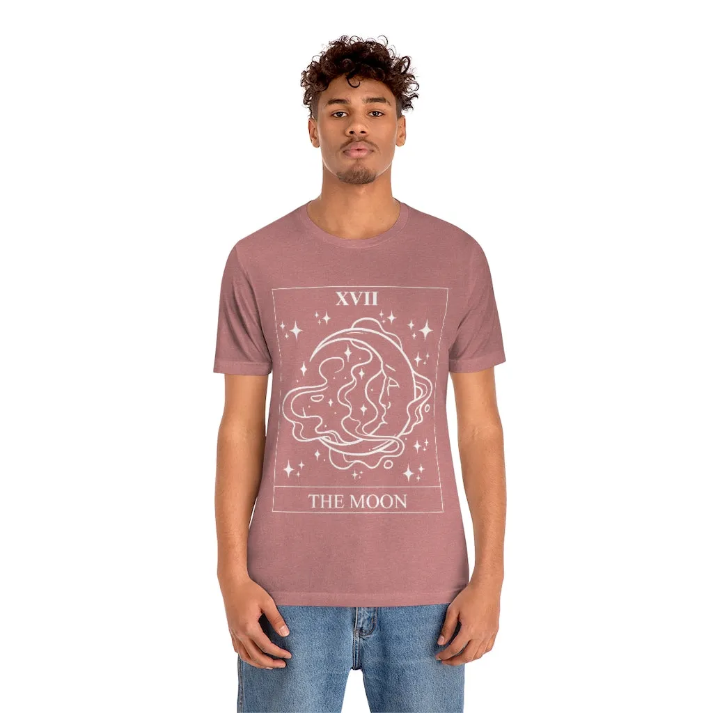 The Moon Tarot Card Tee Shirt, Witch Shirt, Unisex Jersey Short Sleeve Tee, Womens Bella Canvas T-Shirt