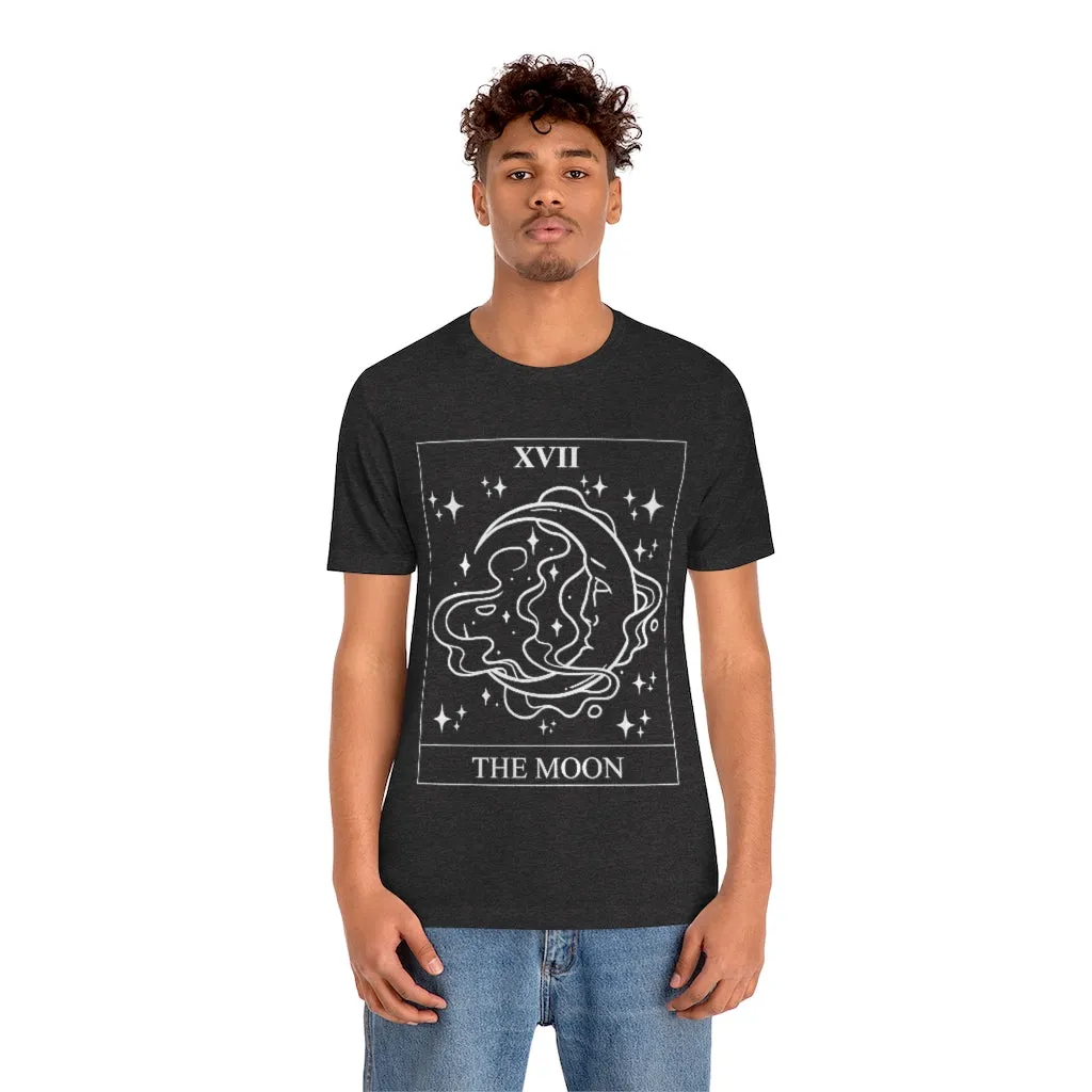 The Moon Tarot Card Tee Shirt, Witch Shirt, Unisex Jersey Short Sleeve Tee, Womens Bella Canvas T-Shirt