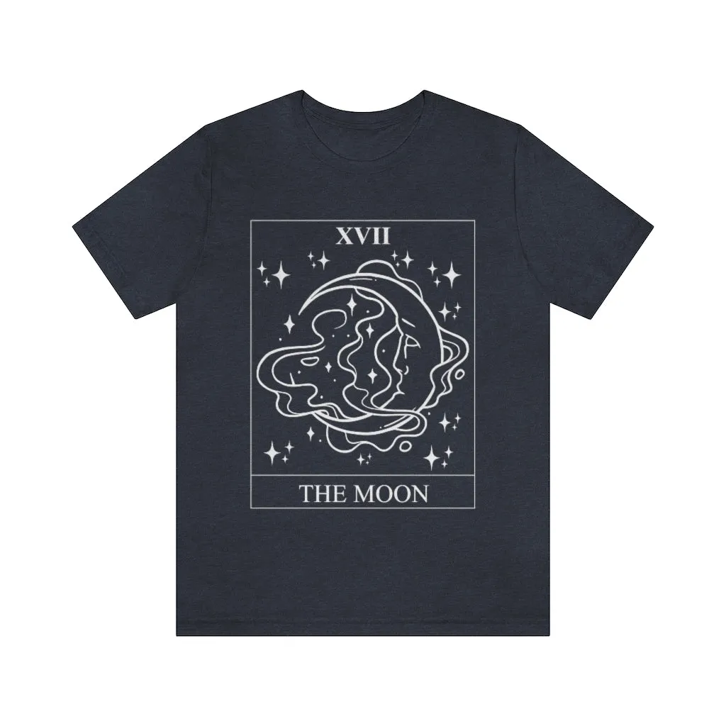 The Moon Tarot Card Tee Shirt, Witch Shirt, Unisex Jersey Short Sleeve Tee, Womens Bella Canvas T-Shirt