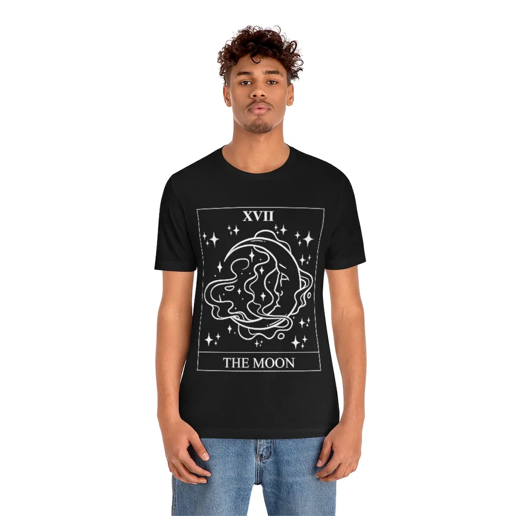 The Moon Tarot Card Tee Shirt, Witch Shirt, Unisex Jersey Short Sleeve Tee, Womens Bella Canvas T-Shirt
