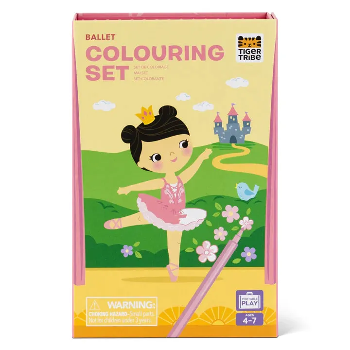 Tiger Tribe Colouring Set