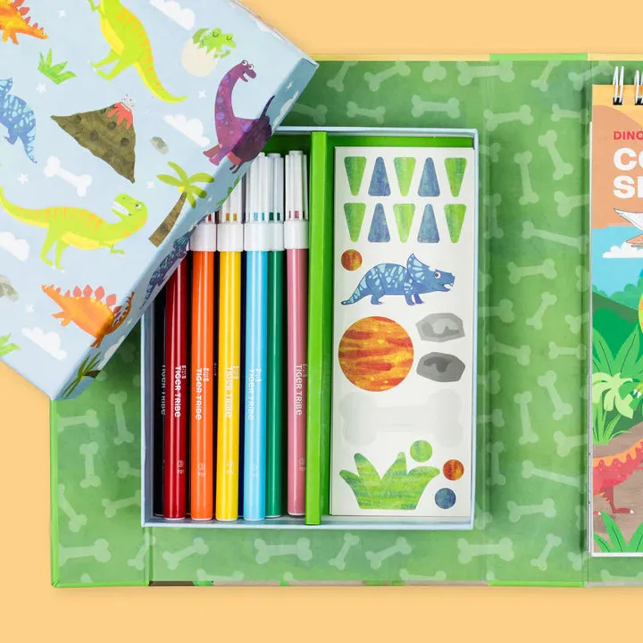 Tiger Tribe Colouring Set