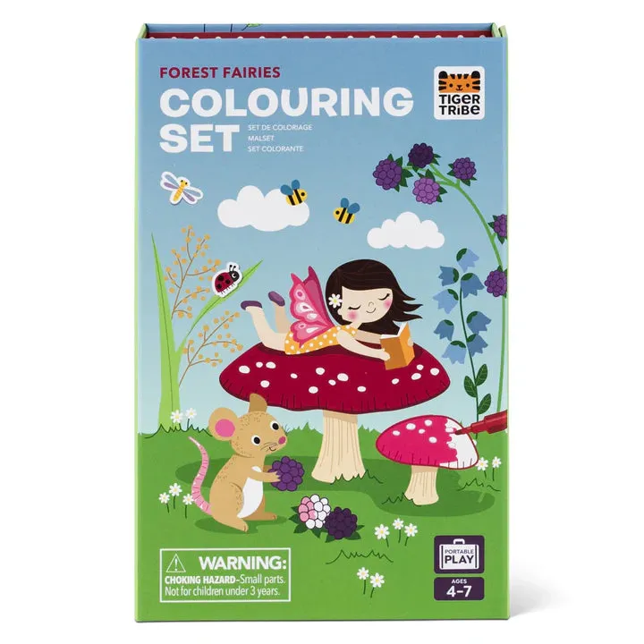 Tiger Tribe Colouring Set