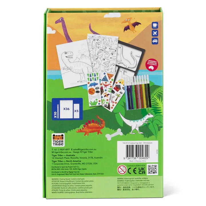 Tiger Tribe Colouring Set