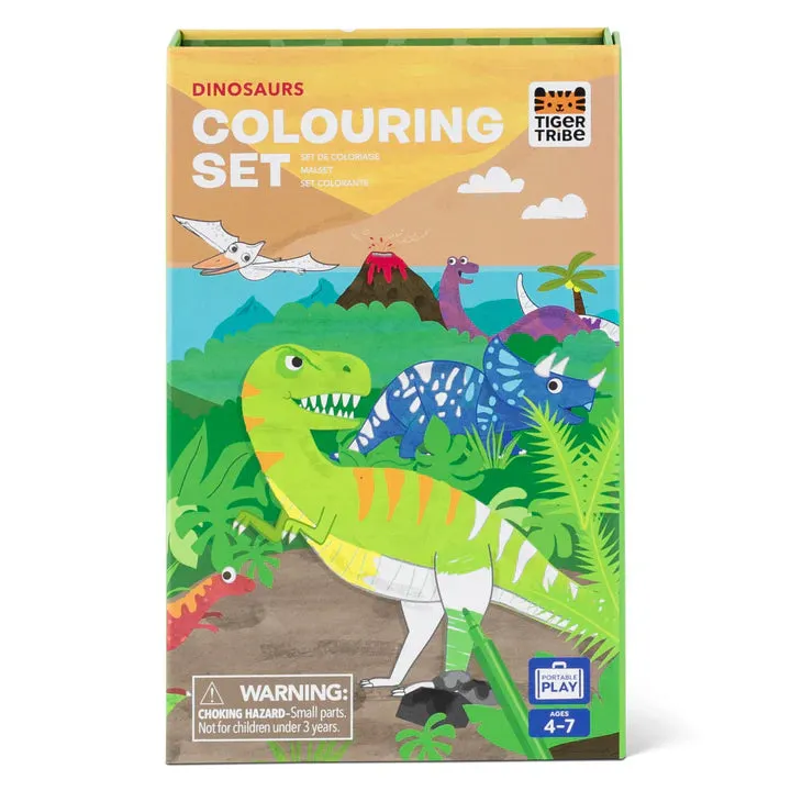 Tiger Tribe Colouring Set