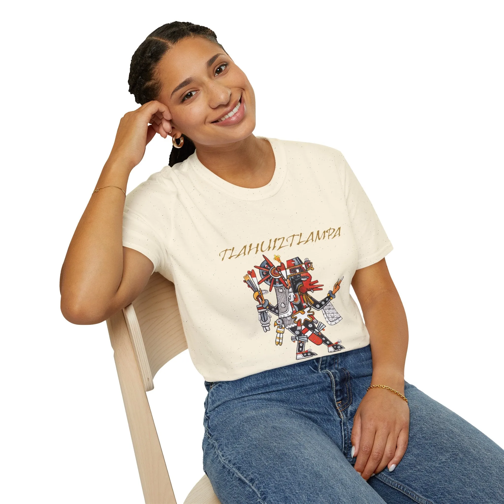 Tlahuiztlampa Quetzalcoatl Unisex Softstyle T-Shirt| east direction| aztec dance| danza azteca| apparel| clothing| tshirt