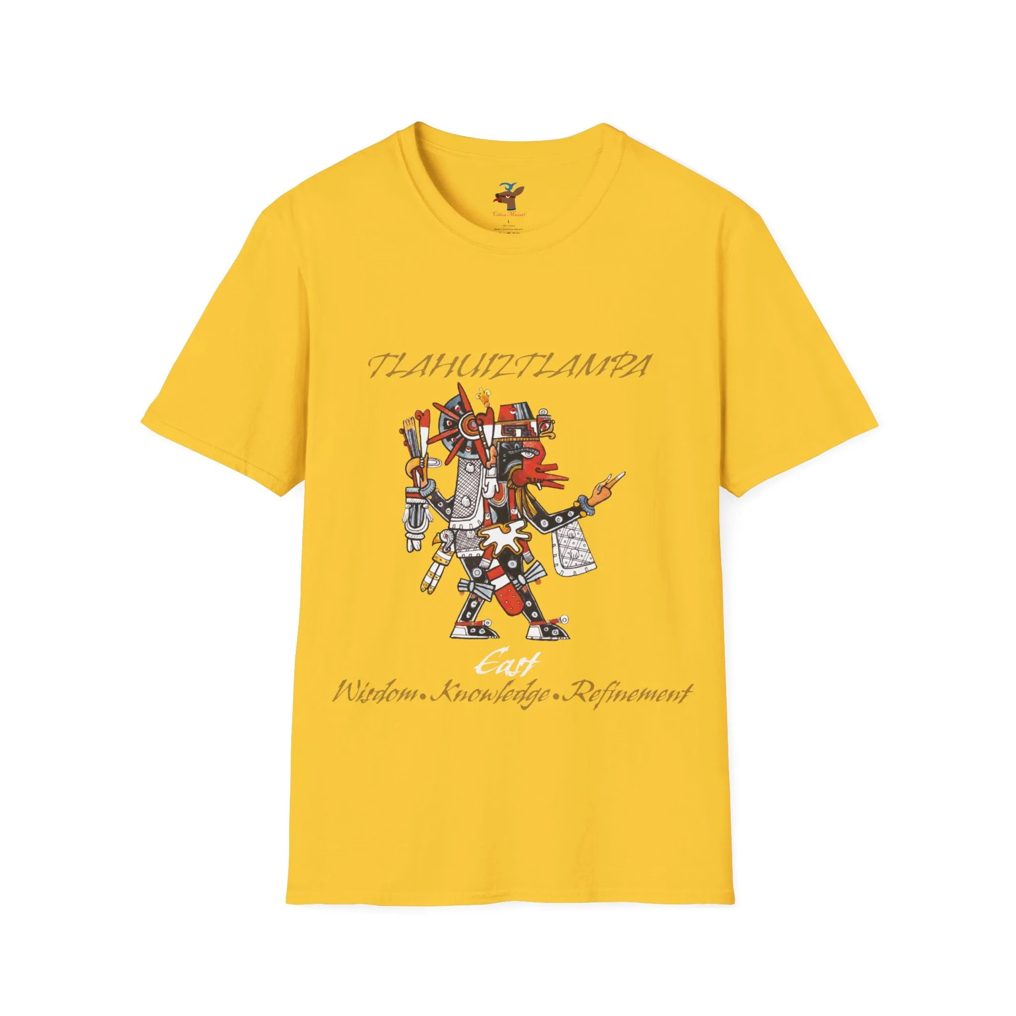 Tlahuiztlampa Quetzalcoatl Unisex Softstyle T-Shirt| east direction| aztec dance| danza azteca| apparel| clothing| tshirt