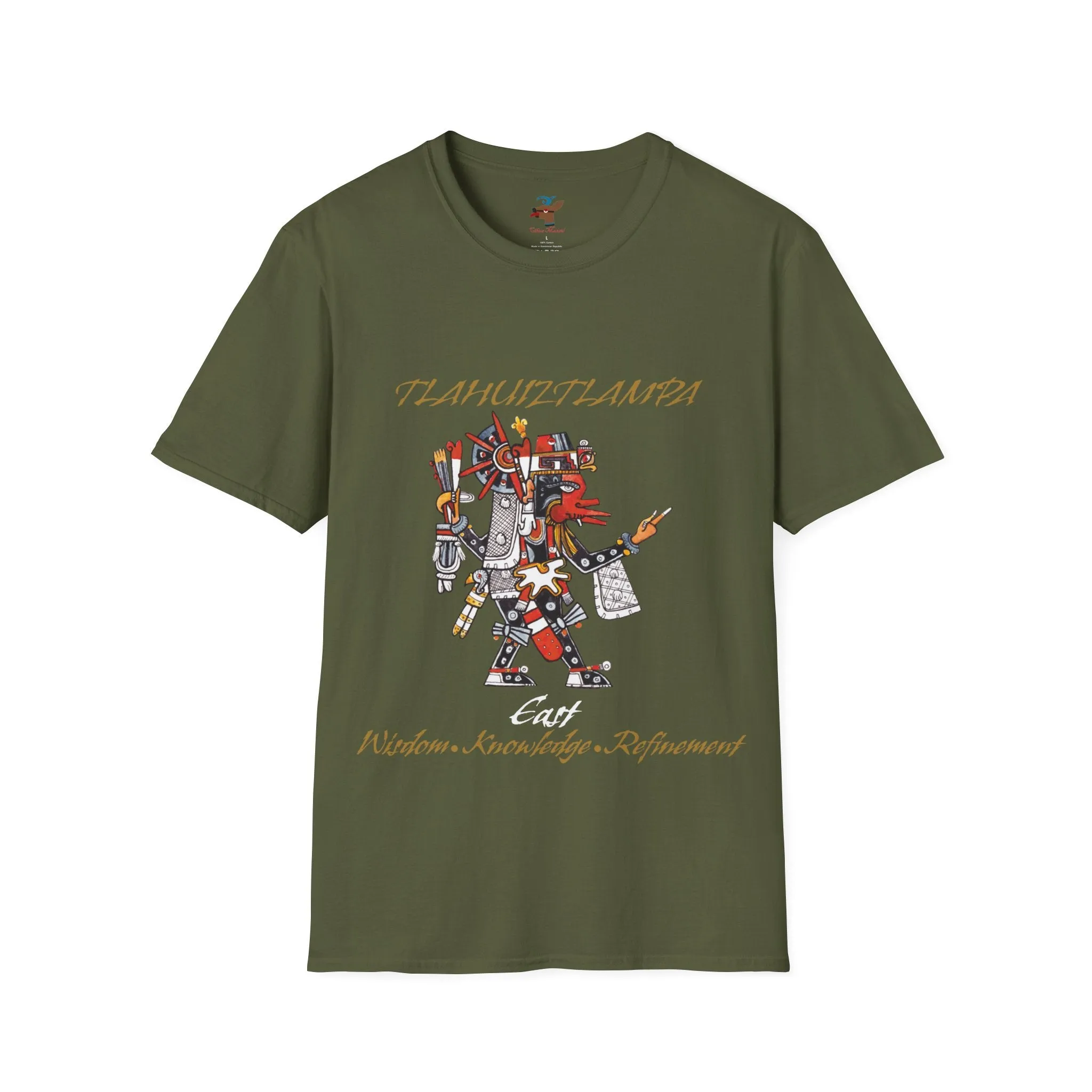 Tlahuiztlampa Quetzalcoatl Unisex Softstyle T-Shirt| east direction| aztec dance| danza azteca| apparel| clothing| tshirt