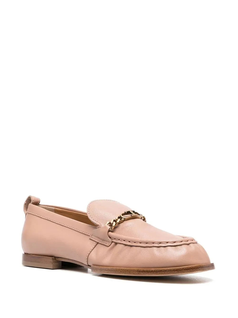 Tod's logo chain-link loafers