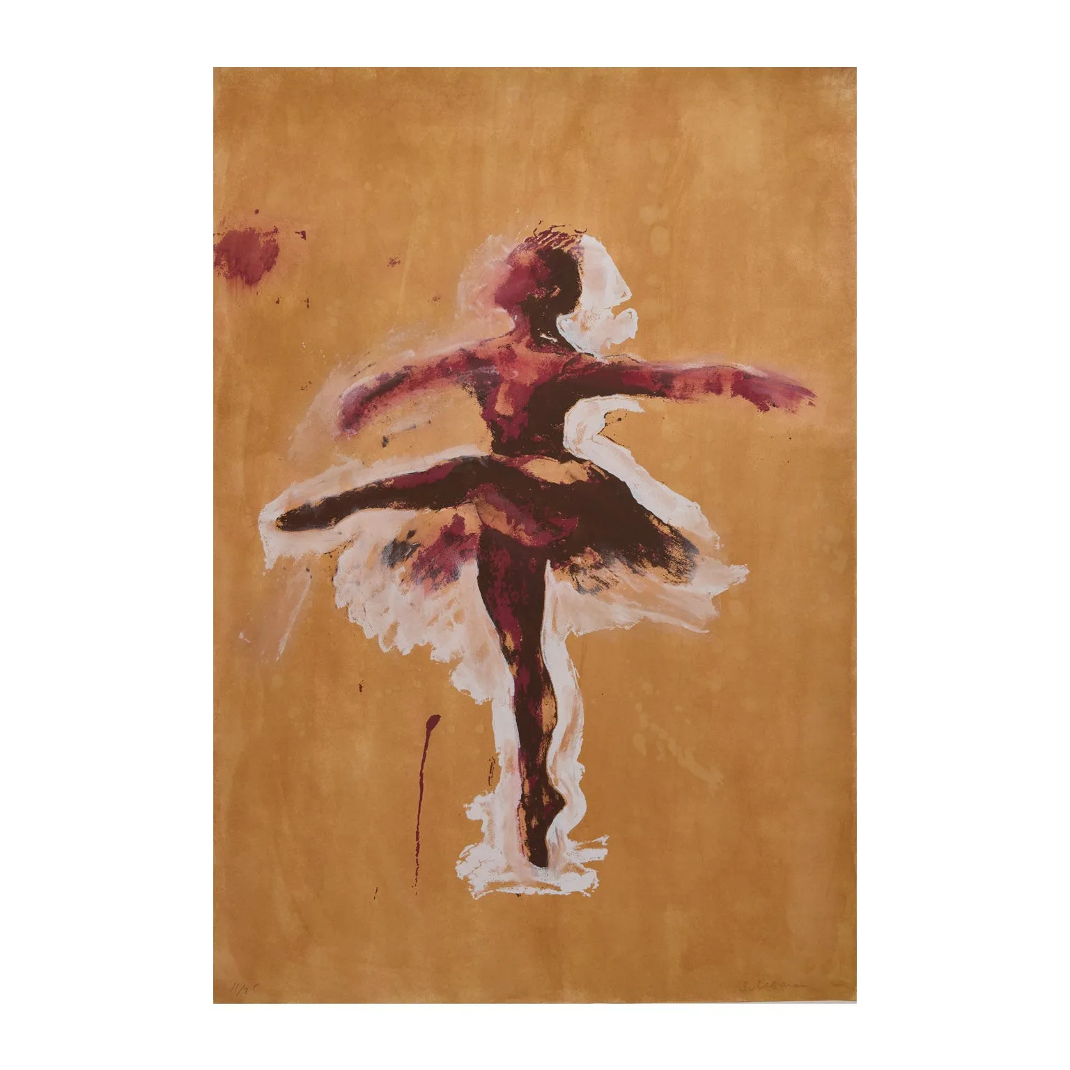 TONY SCHERMAN “BALLERINA” SILKSCREEN, 2012