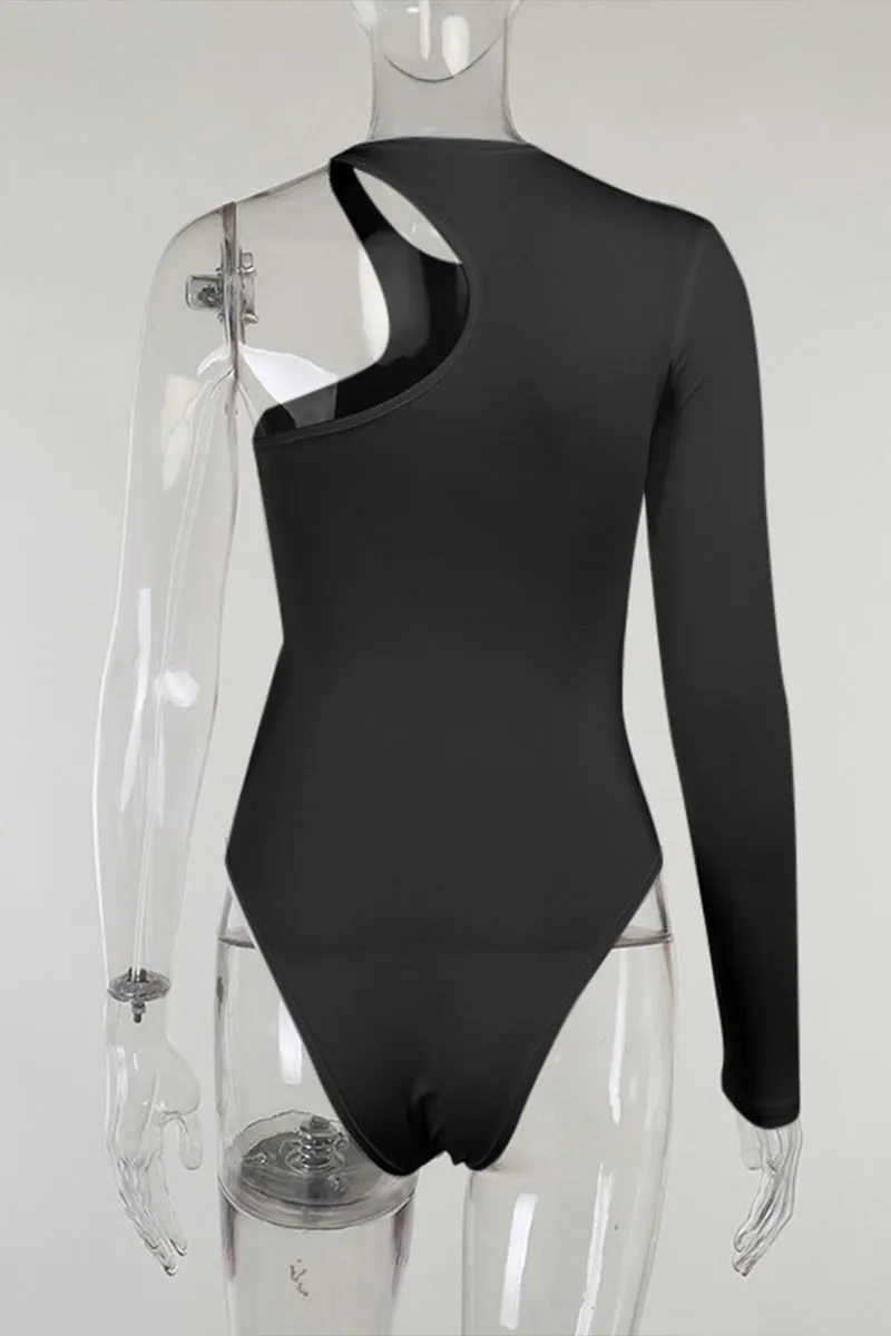 TR3168 Pleated Bodysuit Top