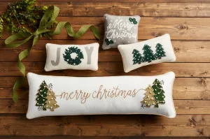 TREE XMAS MINI FELT PILLOW
