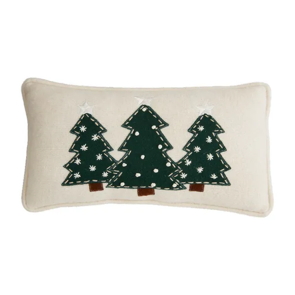 TREE XMAS MINI FELT PILLOW